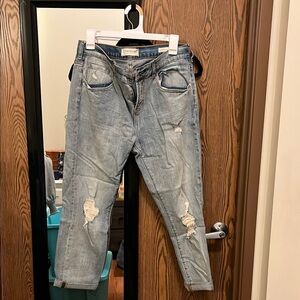 Levi's Distressed Light Wash Jeans